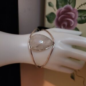 Artisan of India Moonstone Sterling Silver Cuff Bracelet